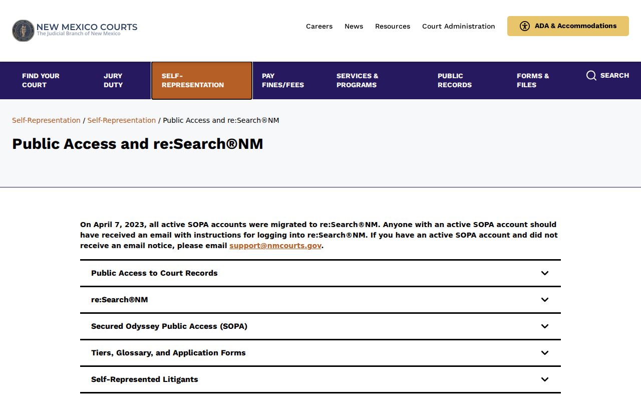 Mora County case lookup public and registered access options from New Mexico Courts